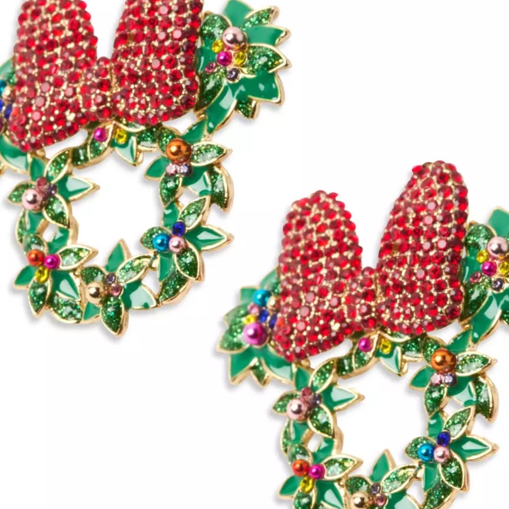 Minnie Mouse Icon Holiday Earrings by BaubleBar